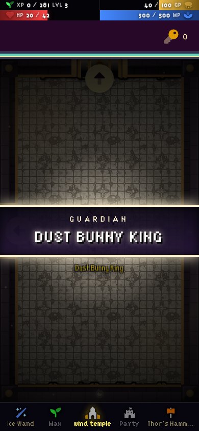 A boss fight
